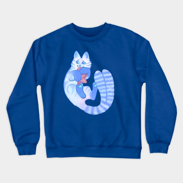 Nekomata Treats Crewneck Sweatshirt by CuriousNature